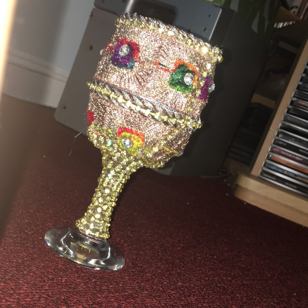 Vine glass designed